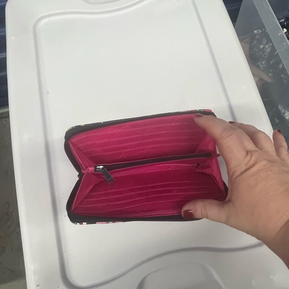 Vera Bradley | Petal Paisley Zip Around Wallet - Picture 2 of 3